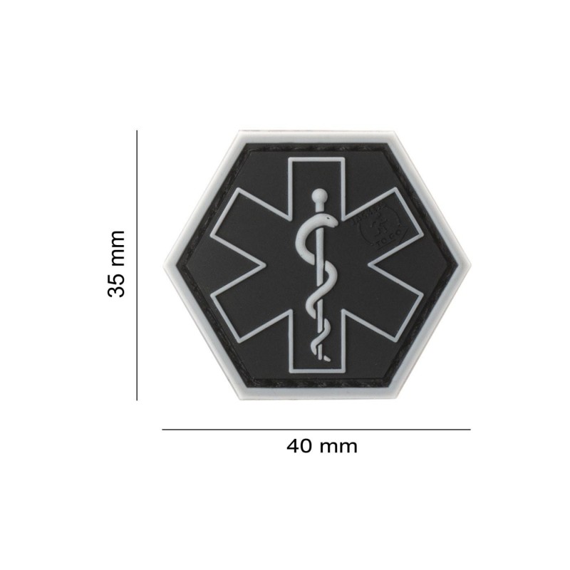 ABZAV|Patch en Caoutchouc Paramedic Hexagon (JTG) ABZAV|Patch en Caoutchouc Paramedic Hexagon (JTG)