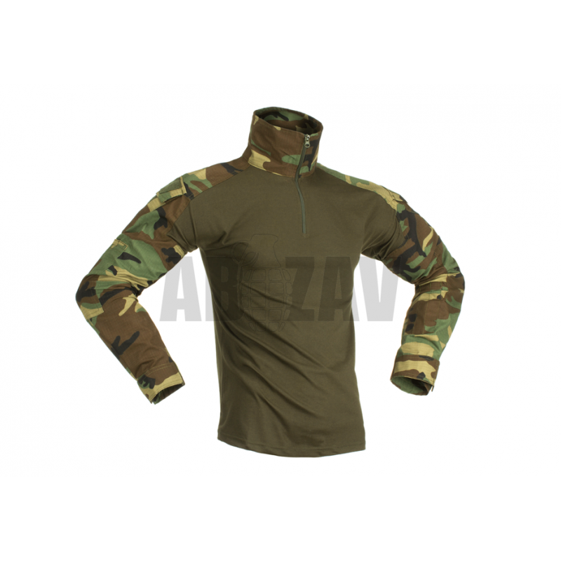 ABZAV|Combat Shirt L Woodland Invader Gear