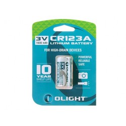 ABZAV|Batterie Lithium Olight CR123A 3V 1600mAh