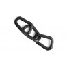 ABZAV|MOLLE PVC CARABINER FMA BLACK 3PCS