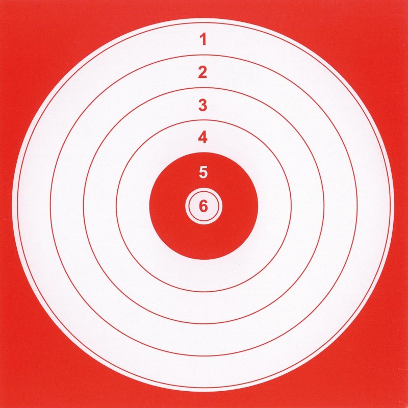 ABZAV|100 targets Paper14 x 14 cm BO