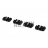 ABZAV|Cable Management Rail Covers Short 2pcs Black  Strike Industries