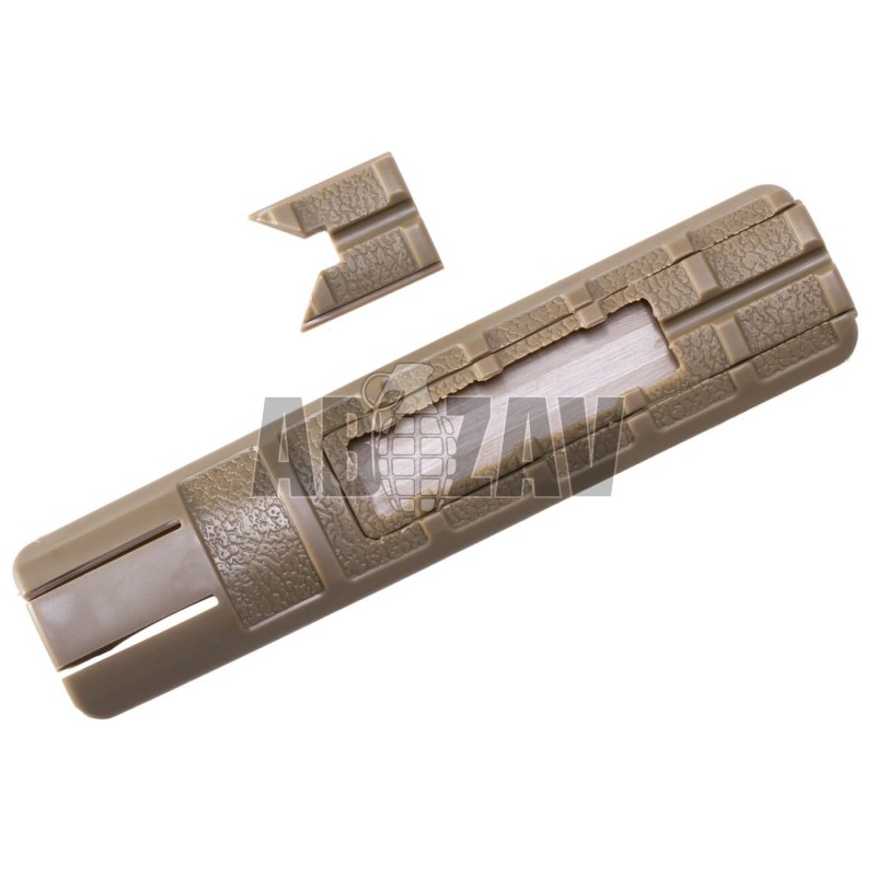 ABZAV|TD Rail Cover with Pressure Switch Pocket Tan Element