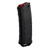 ABZAV|Magazine M4 250Rds Fast-feed mid-cap Type A Zwart/Rood Amarok
