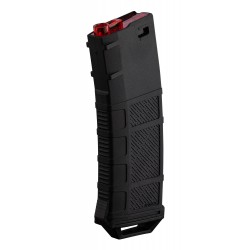 ABZAV|Magazine M4 250Rds Fast-feed mid-cap Type A Zwart/Rood Amarok