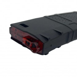 ABZAV|Magazine M4 250Rds Fast-feed mid-cap Type A Zwart/Rood Amarok