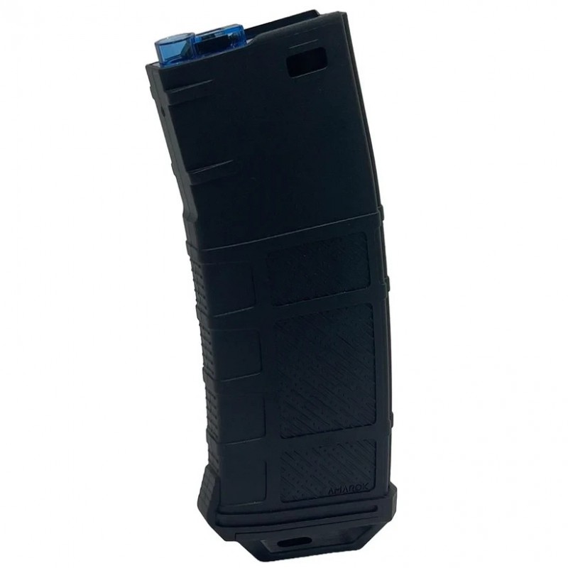 ABZAV|Magazine M4 250Rds Fast-feed mid-cap Type A Noir/Bleu Amarok