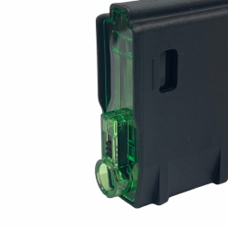ABZAV|Magazine M4 250Rds Fast-feed mid-cap Type A Noir/Vert Amarok
