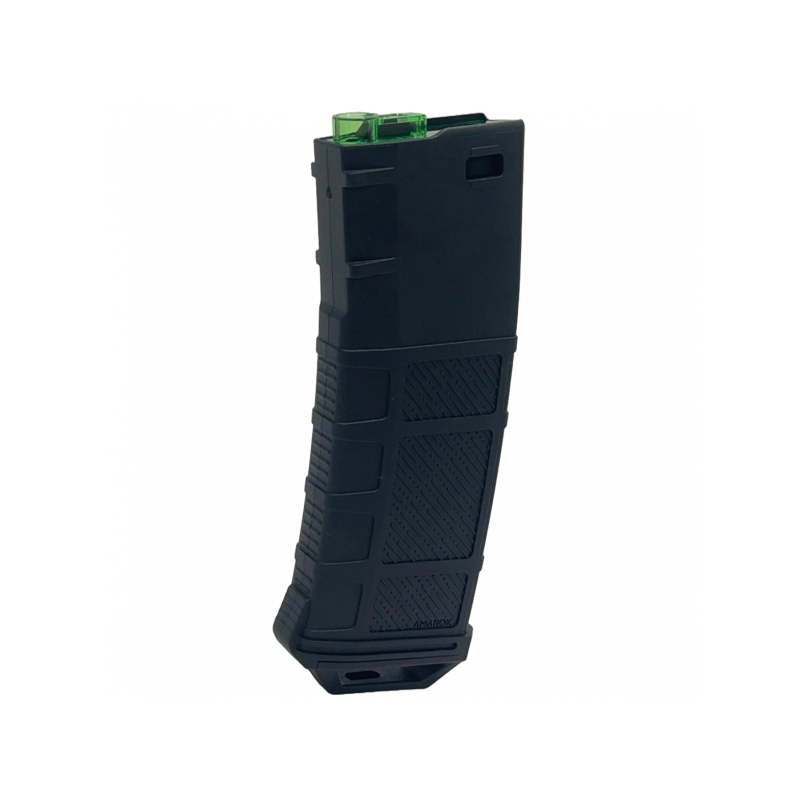 ABZAV|Magazine M4 250Rds Fast-feed mid-cap Type A Zwart/Groen Amarok