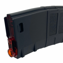 ABZAV|Magazine M4 250Rds Fast-feed mid-cap Type B Noir/Rouge Amarok