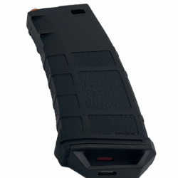 ABZAV|Magazine M4 250Rds Fast-feed mid-cap Type B Zwart/Rood Amarok