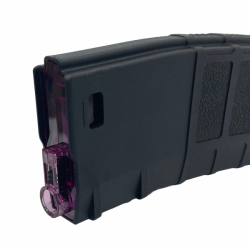 ABZAV|Magazine M4 250Rds Fast-feed mid-cap Type B Noir/Magenta Amarok