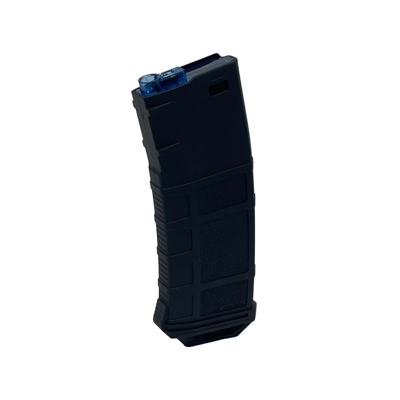 ABZAV|Magazine M4 250Rds Fast-feed mid-cap Type B Noir/Bleu Amarok