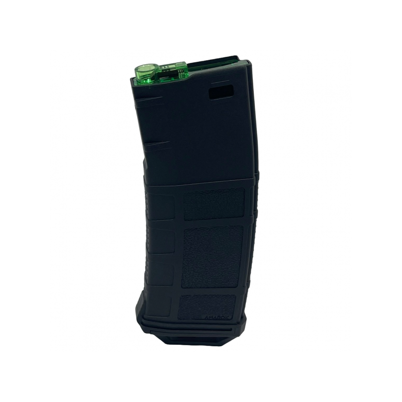 ABZAV|Magazine M4 250Rds Fast-feed mid-cap Type B Zwart/Groen Amarok