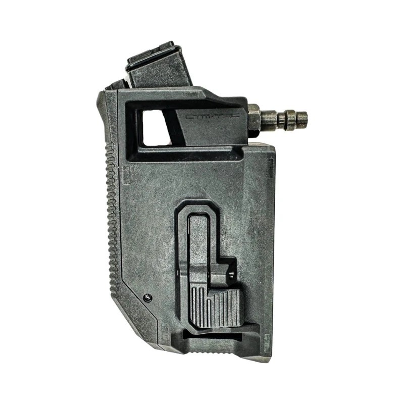 ABZAV|AAP-01 / G-Series HPA M4 AEG Magazine 90° Angled Adapter Black CTM