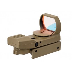 ABZAV|Reflex sight 4 reticles red / green dot Tan Lancer Tactical