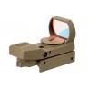 ABZAV|Reflex sight 4 reticles red / green dot Tan Lancer Tactical