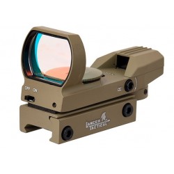 Reflex sight 4 reticles red / green dot Tan Lancer Tactical