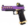 ABZAV|Knightshade Hi-Capa 5.1 Puple/Gold With RMR Lancer Tactical