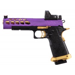 ABZAV|Knightshade Hi-Capa 5.1 Puple/Gold With RMR Lancer Tactical