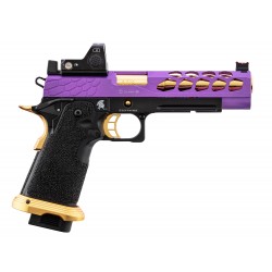 ABZAV|Knightshade Hi-Capa 5.1 Puple/Gold With RMR Lancer Tactical