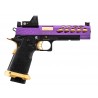 ABZAV|Knightshade Hi-Capa 5.1 Puple/Gold With RMR Lancer Tactical