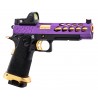 ABZAV|Knightshade Hi-Capa 5.1 Puple/Gold With RMR Lancer Tactical