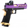 ABZAV|Knightshade Hi-Capa 5.1 Puple/Gold With RMR Lancer Tactical
