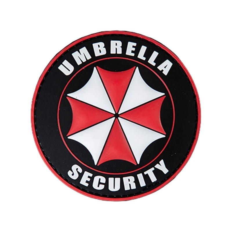 ABZAV|PVC UMBRELLA SECURITY Patch - Black / Red