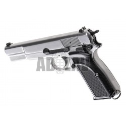 ABZAV|Hi-Power Mk3 Full Metal GBB silver