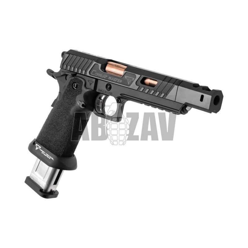 ABZAV|Combat Master Alpha Full Metal GBB Black Taran Tactical