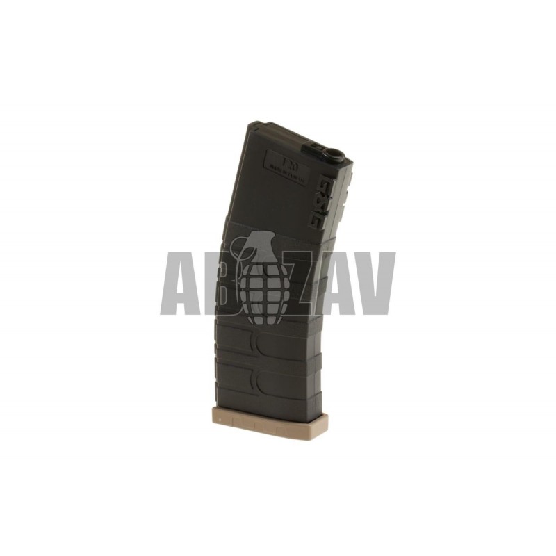 ABZAV|Magazin M4 Midcap 120rds Black/Dark Earth G&G