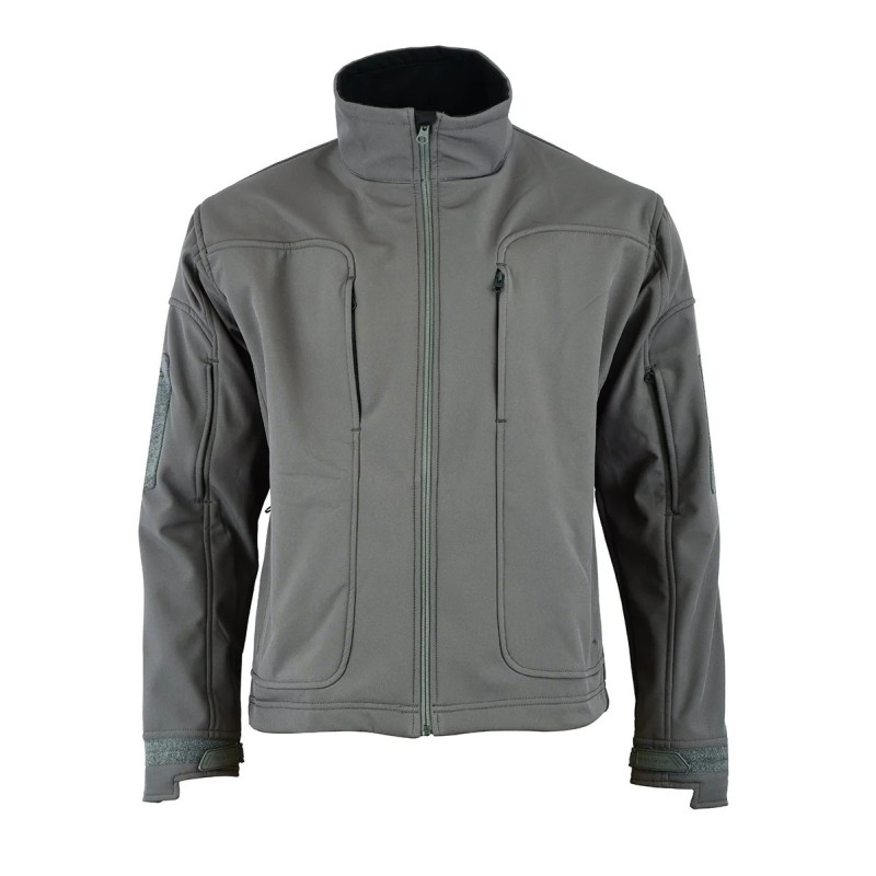 ABZAV|XL ECHO SOFT-SHELL JACKET Grey Shadow