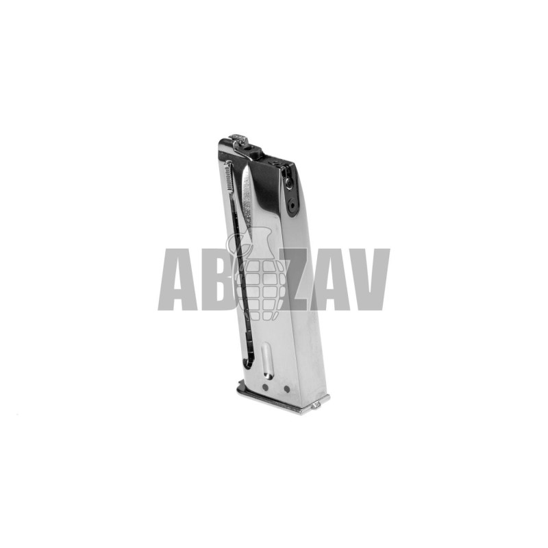 ABZAV|Magazin BN Hi-Power GBB 20rds Silver WE