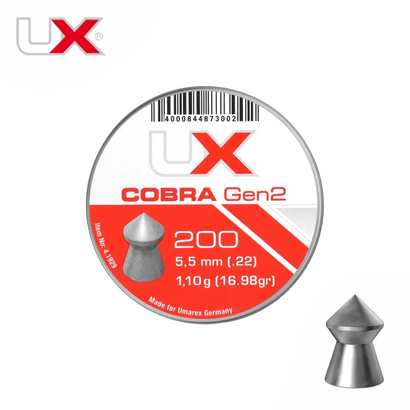 ABZAV|UX Cobra Gen Pointed Head Pellet 5.5mm