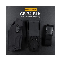 WST Holster G17 with X300 Flashlight, Right-Handed Black