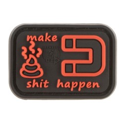 Sh!t Magnet Rubber Patch RED
