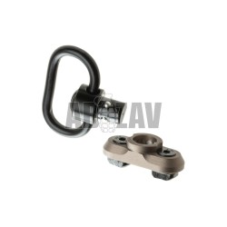 ABZAV|QD Sling Mount for M-LOK & Keymod Tan Metal