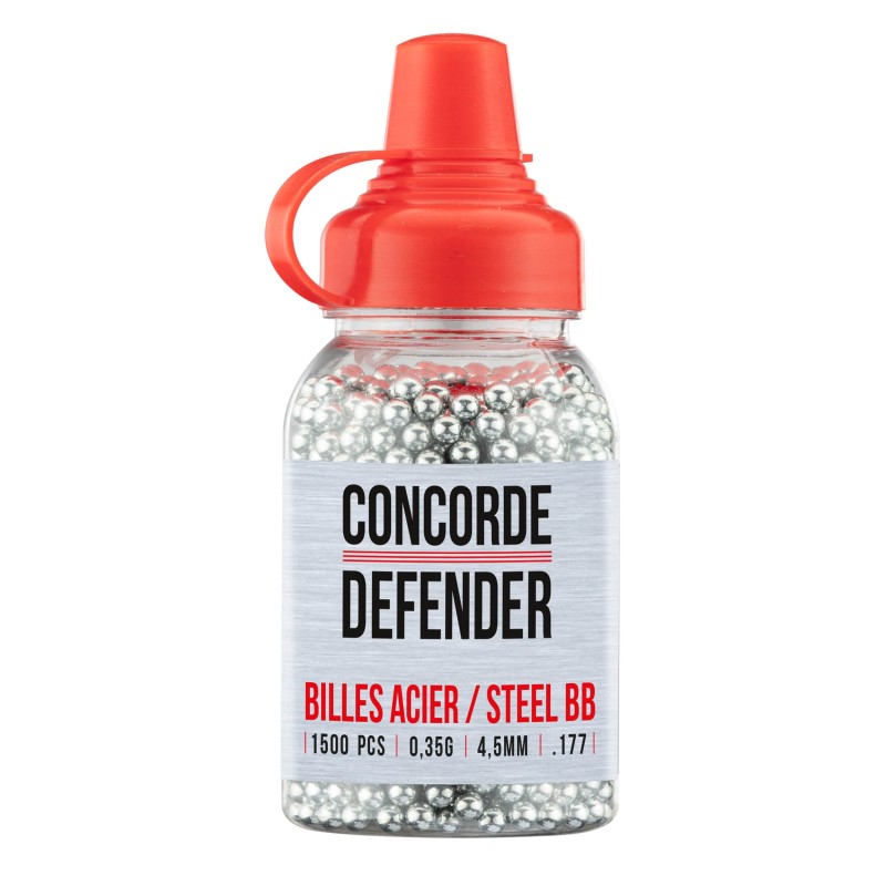 ABZAV|Concorde Defender steel BBs, 4.5 mm caliber x 1500