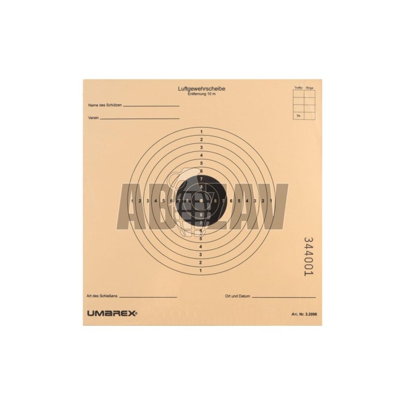 ABZAV|Paper Targets 14x14cm 250PCS Umarex
