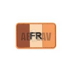 France Flag Rubber Patch Tan JTG