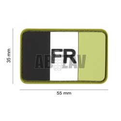 ABZAV|France Flag Rubber Patch Forest JTG
