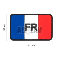 ABZAV|France Flag Rubber Patch Color JTG