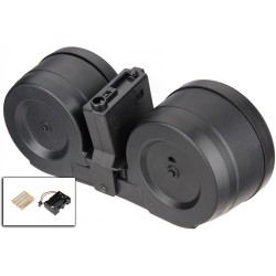 Electric Drum C-Mag M4 2500 Black Lancer Tactical