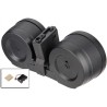 ABZAV|Electric Drum C-Mag M4 2500 Black Lancer Tactical