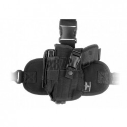 ABZAV|Dropleg Holster Left  Black Invader Gear