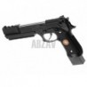 ABZAV|M92 Biohazard Extended Full Metal GBB  Black WE