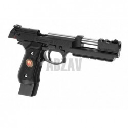 ABZAV|M92 Biohazard Extended Full Metal GBB  Black WE