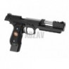 ABZAV|M92 Biohazard Extended Full Metal GBB  Black WE