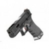 ABZAV|G-Force 18C BK Silver Barrel Metal Version GBB Black WE